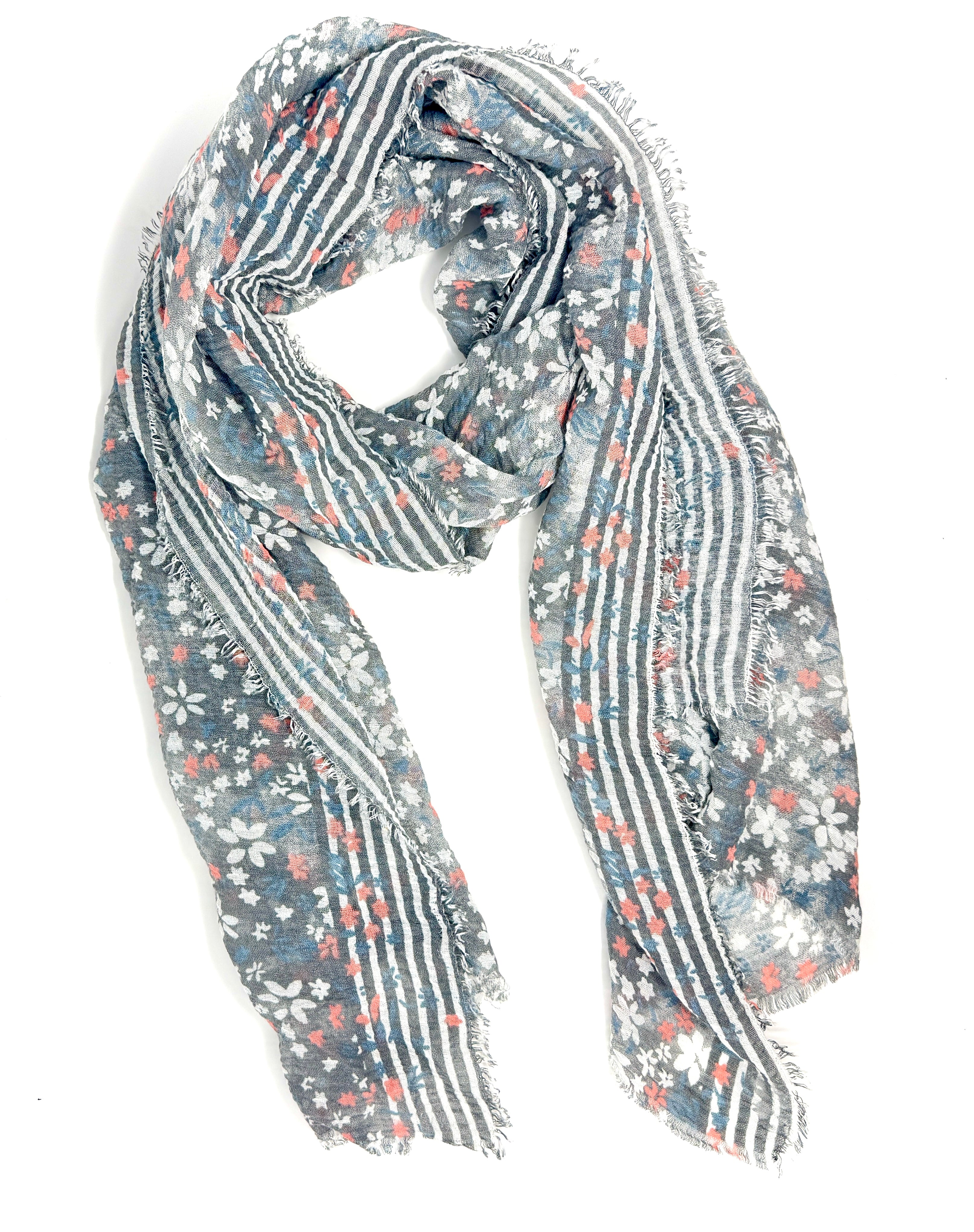 Schal mit Blumenmuster